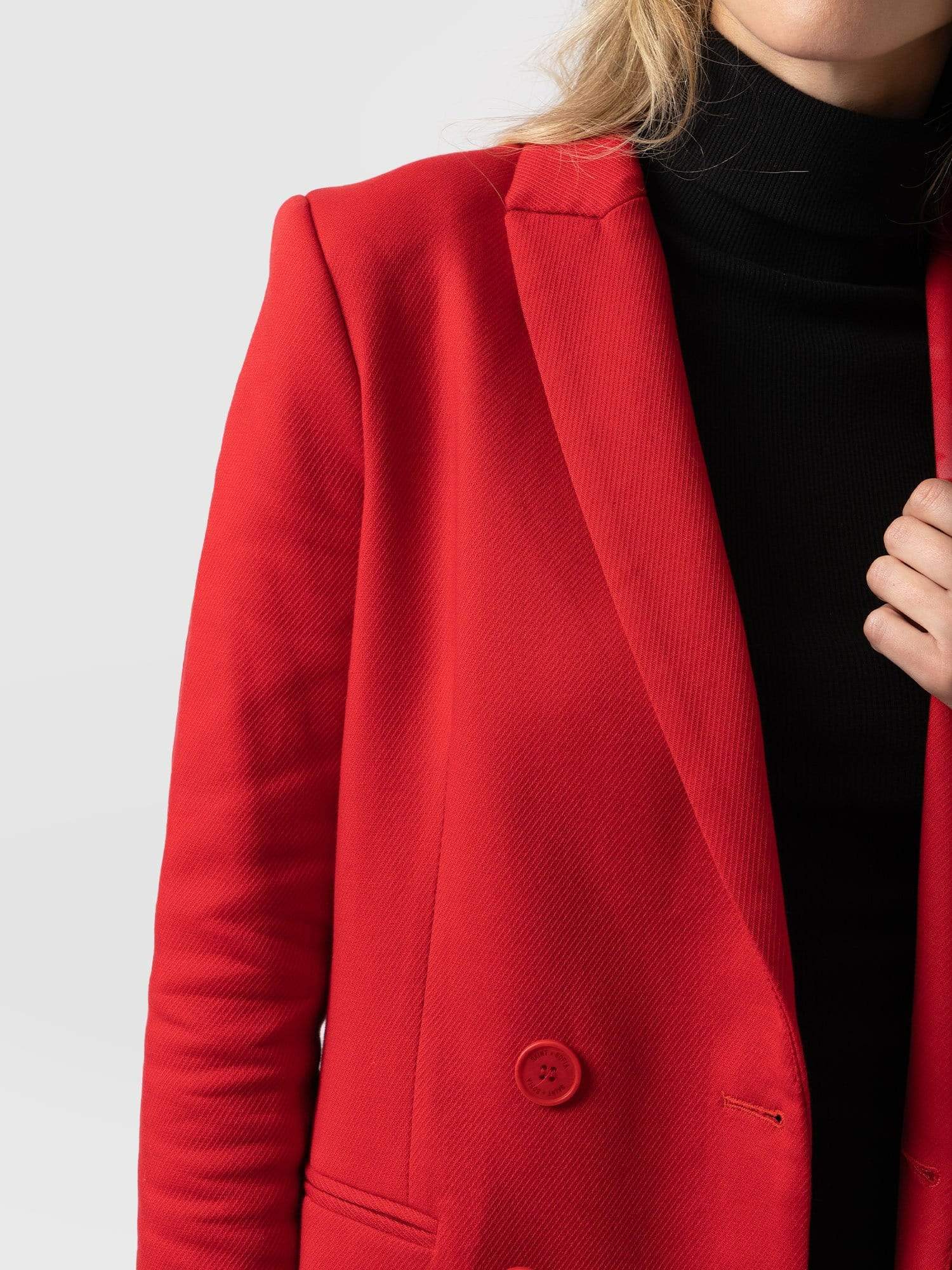 Cambridge Blazer Red - Women's Blazers | Saint + Sofia® USA